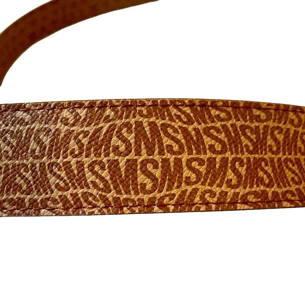 Steve Madden Womens Size XL Fish-Eye-Logo Waist Belt in‎ Brown NWT